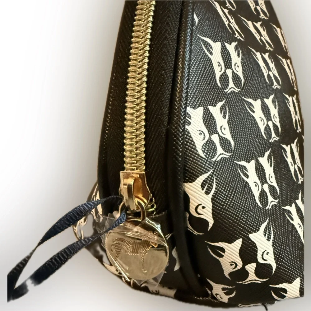 DABNEY LEE French Bulldog Cosmetic Case/NWT